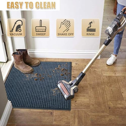 Front Door Mat, 3'x6'Indoor Outdoor Welcome Commercial Floor Mats - size: 36"x72"