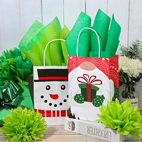 Fuutreo 300 Sheet Kraft Tissue Paper Bulk 14x20'' Wrapping, Green Series - color: Green Series