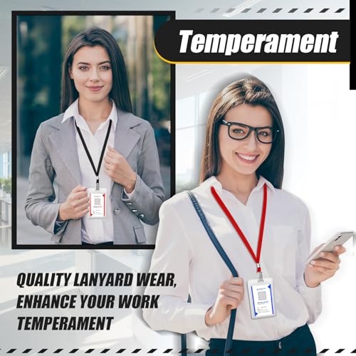 1000 Pack Bulk Lanyards for ID Name Badges Holder,Multi Color - color: Multi Color