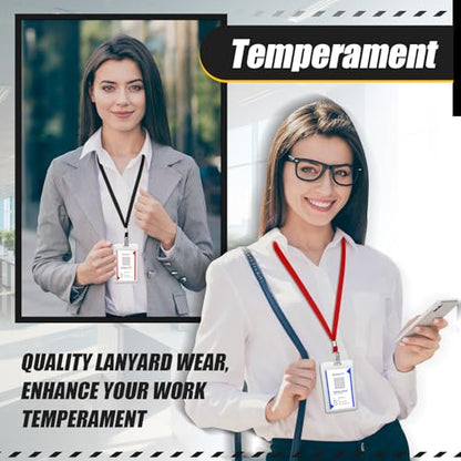 1000 Pack Bulk Lanyards for ID Name Badges Holder,Multi Color - color: Multi Color