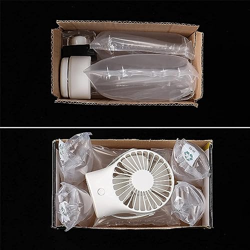 Miupoo Packaging Air Bags,Clear Plastic Inflatable Air Packaging Protector Bag with Free Pump Cushion,Air Inflatable Cushion Blocking Packaging Bag,4x8 Inches,100 Pieces - size: 4x8×100 Inches