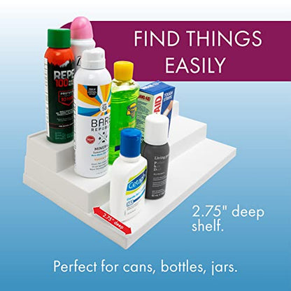 Dial Industries 3 Tier Expandable Spice Jar Kitchen Cabinet Shelf Organizer - size: Spice