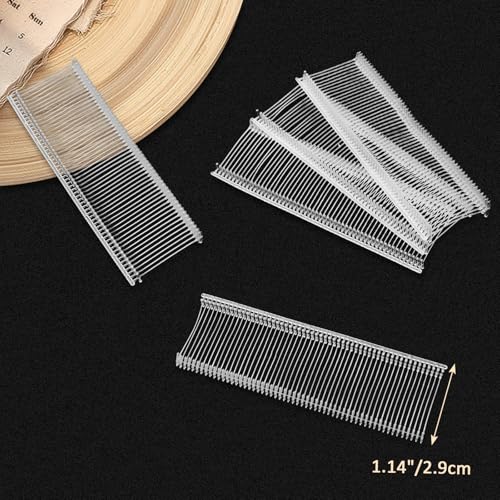 Uenhoy 5000 Pcs 1 Inch Tagging Gun Fasteners, Clear Plastic Barbs - size: 1 Inch