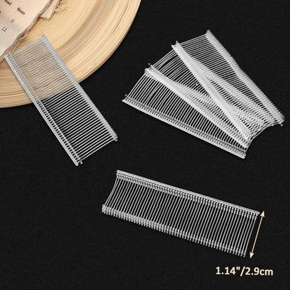 Uenhoy 5000 Pcs 1 Inch Tagging Gun Fasteners, Clear Plastic Barbs - size: 1 Inch