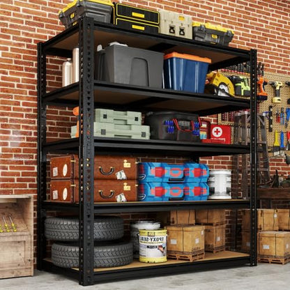 Garage Storage Shelves, Heavy Duty Shelving, 20" D x 40" W x 72" H - size: 20"D x 40"W x 72"H