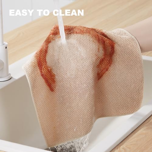JOYMOOP Microfiber Cleaning Cloth, 5 Piece Set, Small, Multi Color - color: Q