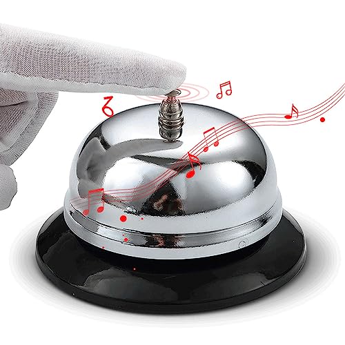Metal Anti-Rust Desktop Call Bells Customer Service Bells Pet Training Bells Kitchen Tool For Table Desktop Counter, Small
