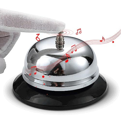Metal Anti-Rust Desktop Call Bells Customer Service Bells Pet Training Bells Kitchen Tool For Table Desktop Counter, Small