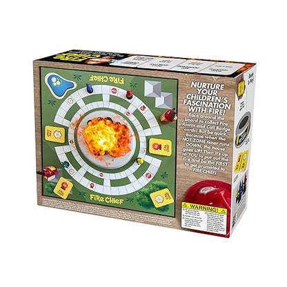 Prank Pack Prank-O Prank Gift Box, Fire Chief Family Board Game, Wrap Your Real Present in a Funny Authentic Prank-O Gag Present Box, Novelty Gifting Box for Pranksters - color: Fire Chief