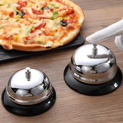 Metal Anti-Rust Desktop Call Bells Customer Service Bells Pet Training Bells Kitchen Tool For Table Desktop Counter, Small