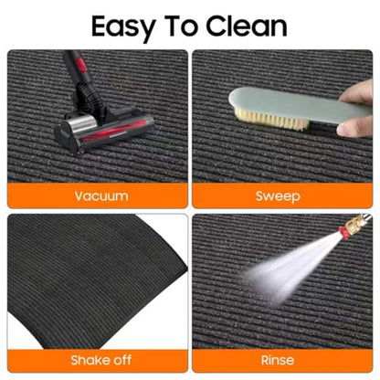 Indoor Outdoor Door Mat Muddy Dirt Resist Front Door Mat 3x10FT - size: 3' x 10' (Rectangular)