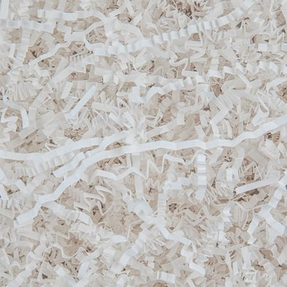 Caleihd Crinkle Cut Paper Shred Filler Gift Cushion Streamer White - color: White