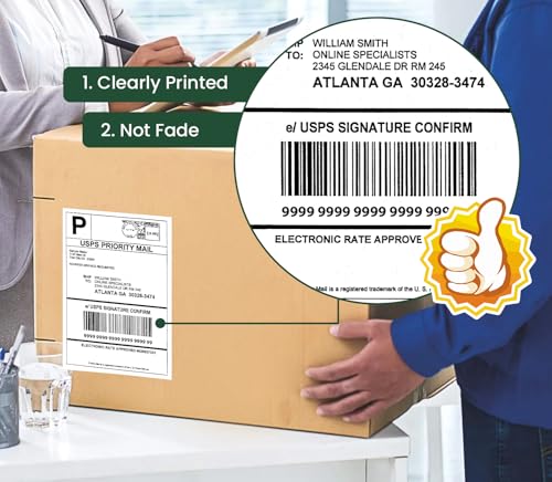 Fanfold 4 x 6 Direct Thermal Labels 2 Stack Total 2000 Labels - size: 2 Stacks | 2000 Labels, style: Fold
