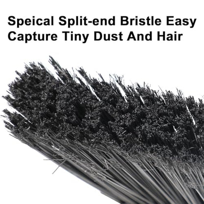 Heavy Duty Yellow Angle Broom with Long Handle - 3 Pack - color: 3pack Yellow
