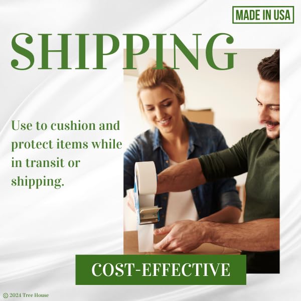 Tree House Packing Paper for Moving – 540 Newsprint Packing Paper Sheets – 27” x 17” Paper for Packing Dishes, Shipping, and Moving Supplies – Recyclable Movers’ Paper – Made in USA - size: 540 Sheets