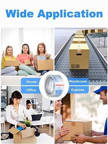 JARLINK Clearer Packing Tape 12 Rolls, Heavy Duty Packaging Tape for Shipping Packaging Moving Sealing, 2.8mil Thicker, 1.88 inches Wide, 60 Yards Per Roll, 720 Total Yards - size: 1.88in x 60yd, 2.8mil Thickness