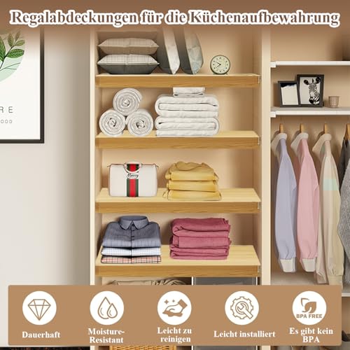 5 Pack Wire Shelf Covers,28x12x3in Wire Rack Covers for Pantry - color: #01 White, size: 28x12x3 in