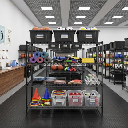 REIBII Storage Shelves, 2560LBS Heavy Duty&Adjustable Height for Garage - size: 2 SET-55.5" W X 18''D X 55.5" H