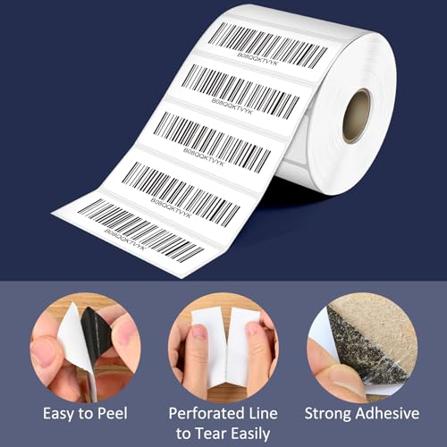L Liked 3" x 1" Direct Thermal Label, 16800 Barcode Shipping Labels - size: 3"x1"-12 Rolls