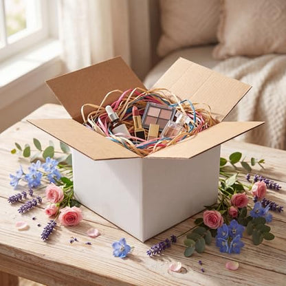 CRUGLA 50 Pack 5x5x5 Shipping Boxes, Small White Mailing Boxes - size: 5x5x5 Inch 50 Pack
