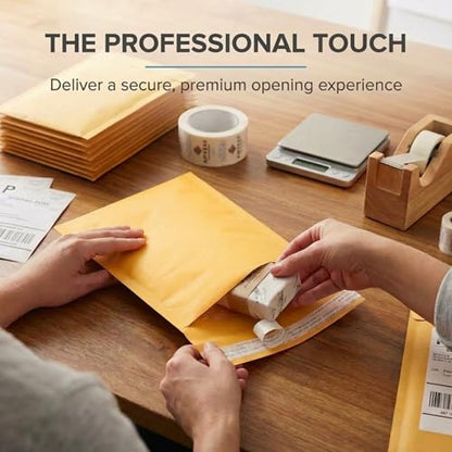 BOX USA 9 1/2 x 14 1/2" Kraft Bubble Mailers (25-Pack) - Brown Padded Envelopes, Self-Seal Shipping Bags for Small Business, Heavy Duty Cushioned Mailing Envelopes for Packaging and Shipping - size: 9-1/2x14" (25-Pack)