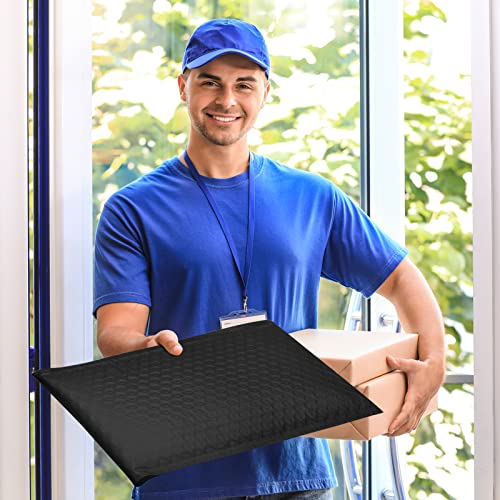 Fuxury Bubble Mailers 10.5x16 Inch 40 Pack Self Seal Padded Envelopes - color: Black, size: 10.5x16" 40PC