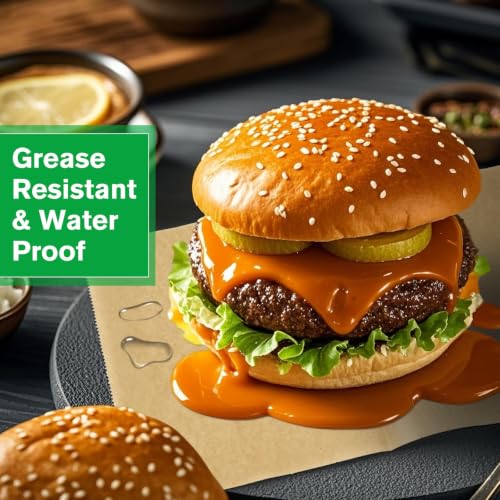 EcoDispose Precut POP UP Deli Paper Sheet, 200 Pack, 6" x 10.5", Kraft - color: Kraft, size: 6“x10.5”