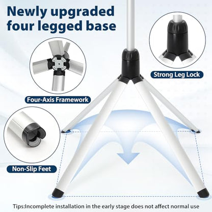 2 in 1 Cap and Gown Display Stand, Adjustable, Matte Black - color: Matte Black