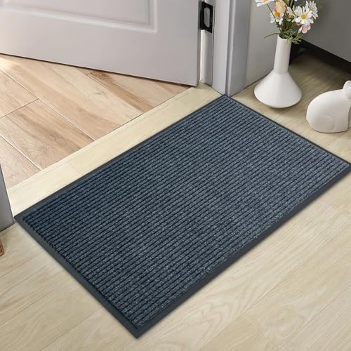 Front Door Mat, 2'x4'Indoor Outdoor Welcome Commercial Floor Mats - size: 24"x48"