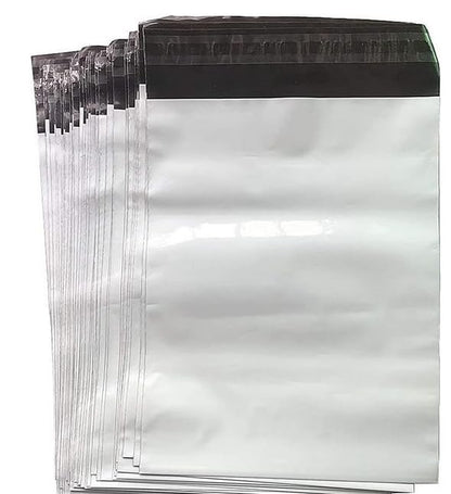 11.8 X 15 Inch White Poly Mailers, Small Self-Sealing Shipping Bags 25 Pcs - size: 11.8 X 15 Inch/25 pcs