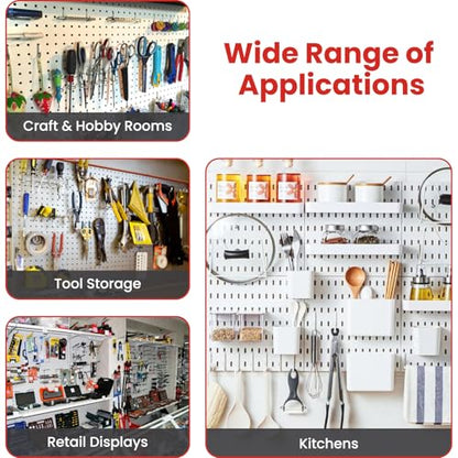 100Pcs Pegboard Hook Locks, Peg Board Locks Stoppers Fit for 1/4 Inch - color: 100PCS