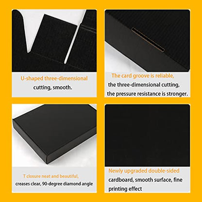 Orange Shipping Packaging Boxs KAXILU 20pcs Shipping Boxs L13xW9xH2 inch Suitable E-Commerce Packaging - color: Orange