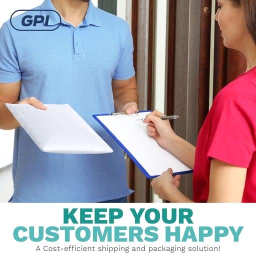 24" x 24" Extra-Large Poly Mailer Envelopes - 200 Count, Self Seal White Plastic Mailing Bags with Adhesive Strip, 2.5 Mil Thick, Waterprrof & Tear/Puncture Proof Unpadded Shipping Mailers - GPI - size: 24" x 24"