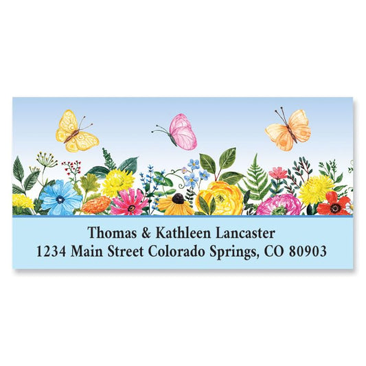 Colorful Images Fields of Color Return Address Mailing Labels, Personalize with Name & Addresses, Set of 144 Self Adhesive, Easy Peel Flat Label Sheets, 1⅛" x 2¼", 1 Design - color: Fields of Color