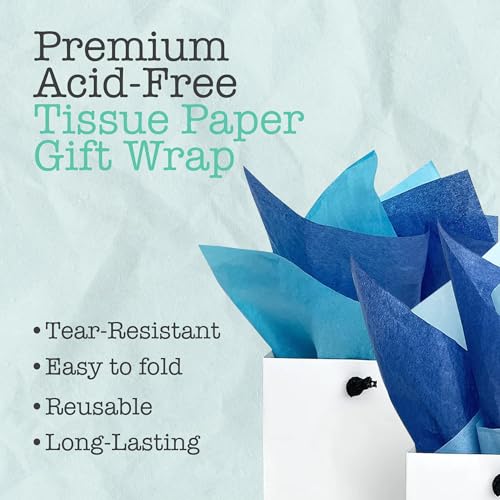 Tissue Paper for Gift Bags - 100 Sheets 14x20in Wrapping Paper, Black - color: Black, size: 100 Count, 14 x 20 in