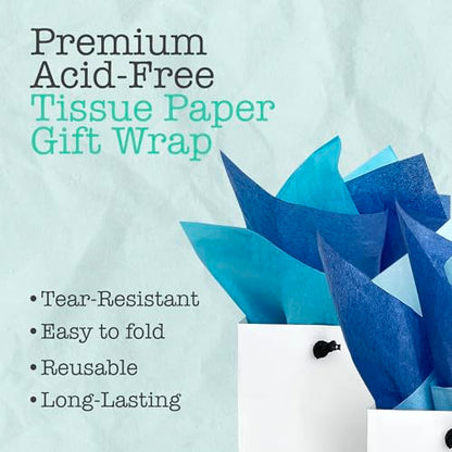 Tissue Paper for Gift Bags - 100 Sheets 14x20in Wrapping Paper, Black - color: Black, size: 100 Count, 14 x 20 in