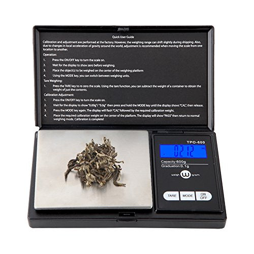 Weigh Gram Digital Pocket Gram Scale 600g x 0.1g High Precision - size: 600g / 0.1g