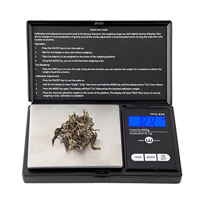 Weigh Gram Digital Pocket Gram Scale 600g x 0.1g High Precision - size: 600g / 0.1g