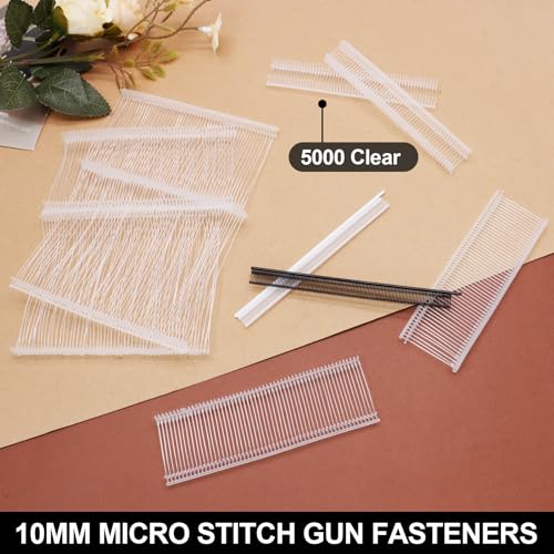 Biaungdo 5000 Pcs Standard Tagging Gun Fasteners, 10mm/0.39 Inch