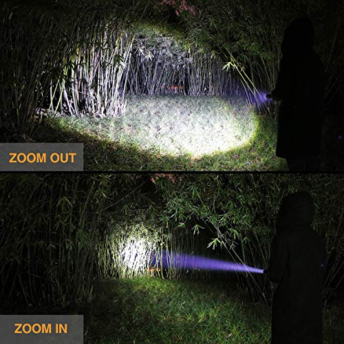 EverBrite Tactical Flashlight, 900 Lumen Zoomable, 3 Light Modes - color: Black, size: Large