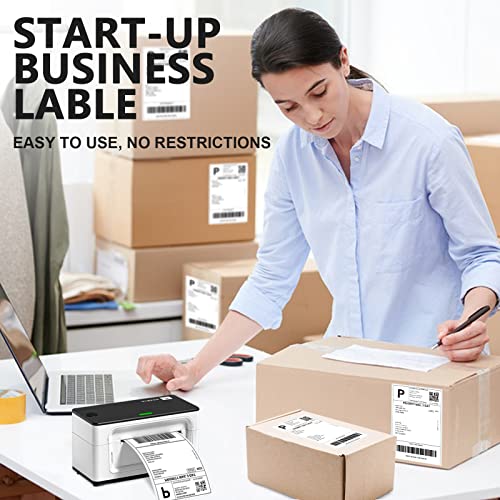 4x6 Direct Thermal Labels with 220 Labels/Roll - Premium Adhesive & Perforated, Water & Grease Resistant Labels Compatible with Rollo, Label Printer - size: Roll- 220 Labels
