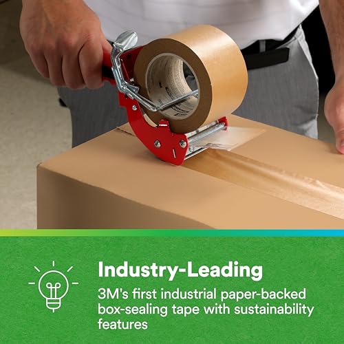 3M Scotch Performance Paper Box Sealing Tape 570, Brown, 2.8" x 547 yd - size: 2.8" x 547 yd
