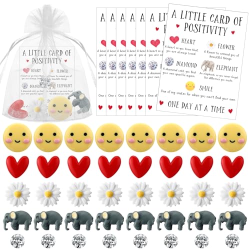 Lincia 10 Set Housekeeping Week Gift Inspirational Card Resin Gift, Cute - style: Cute