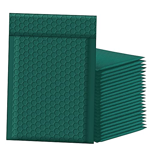 Famagic 6x10 Bubble Mailers for Cards, Ultramarine Green, 25pcs, Usable 6x9 - color: Ultramarine Green, size: 6x10 25pcs