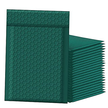 Famagic 6x10 Bubble Mailers for Cards, Ultramarine Green, 25pcs, Usable 6x9 - color: Ultramarine Green, size: 6x10 25pcs