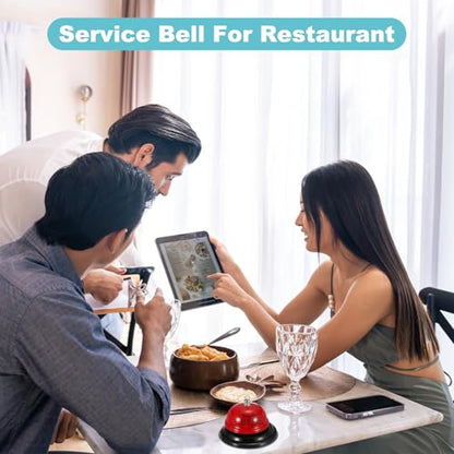 PATIKIL Desk Bell, 3.3" Service Call Bell Ringing, Beer, Red - color: Red(beer)
