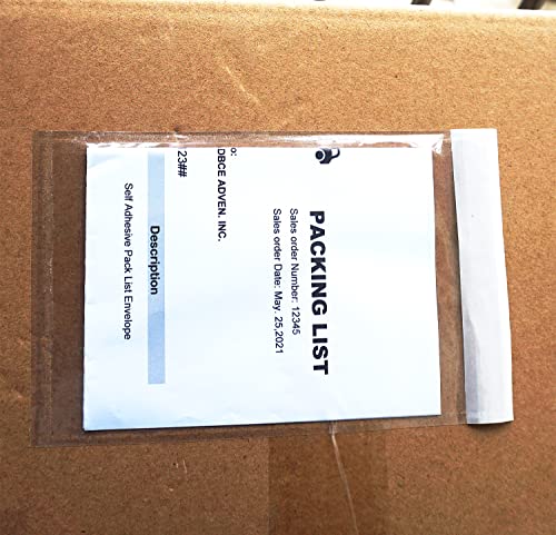 1000 Pcs Premium 4.7''x7.5'' Packing List Envelope, Tailored Size for 4x6'' Shipping Labels, Adhesive Shipping Label Pouch/Sleeve - size: 4.7''x7.5''｜1000 pack