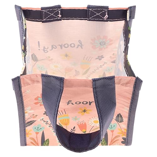 Karma Small Reusable Gift Bags, Tote Bag and Gift Bag with Handles, Perfect for Birthday Gifts and Party Bags RPET 1 Dog - color: Hooray