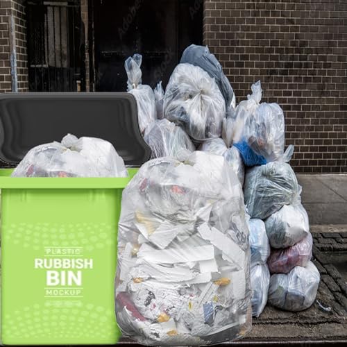 BEIDOU-PAC 55-60 Gallon Trash Bags, 150 Count Bulk, Heavy Duty Clear Plastic Recycling Garbage Bags, Multi-purpose Can Liners for Business Home Commercial, Industrial Contractors, Storage, Outdoor - style: 55-60 Gallon |150 Count(Value Pack)