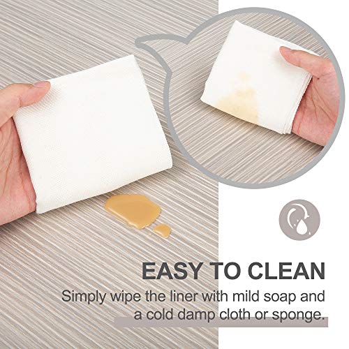 Shelf Liner for Kitchen Cabinets Non-Adhesive,17.5IN x 10FT - size: 17.5"W x 120"L